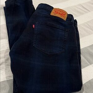 Levi's Men's Deep Indigo Slim Straight Jeans